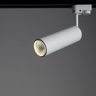Трековый светильник Arte Lamp Track Lights A1412PL-1WH, белый, 21x18x6см, LED, 12W, 4000K,720Lm