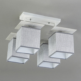 Потолочный светильник 360*370*285 мм, 4*E27 белый Escada Argus 1129/4PL Grey