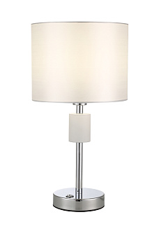Настольная лампа 22 см Crystal Lux MAESTRO LG1 CHROME Хром