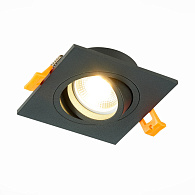 Встраиваемый светильник 9/8 см, GU10, IP20 ST LUCE ST251.408.01 Черный, вр 8 см