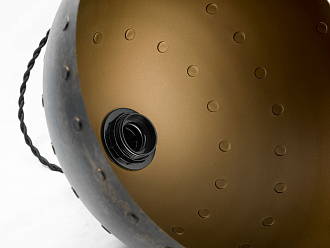 Подвесной светильник Lussole Middletown GRLSP-9801, 30*30 см, коричневый