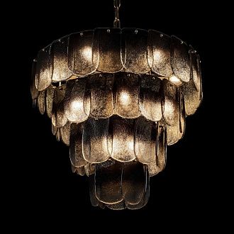 Подвесная люстра 60 см, LOFT IT Gradient 10482/600 Smoke, золото