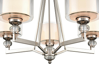 Подвесная люстра  66*148 см, 5*E27 хром Vele Luce Lotus VL1053L05