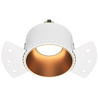 Светильник 14 см, Maytoni Downlight Share DL051-01-GU10-RD-WMG, золото