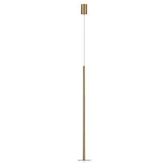 Подвесной светильник *10*83 см, 1*LED*3W, 4000K, Loft It Reed 10358/830 Disk AB, Матовая латунь+песочный черный