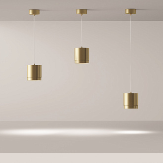 Подвесной светильник 8,2*11*108,5 см, 1 GX53*15W Polar P088PL-GX53-MG Maytoni Pendant, Матовое Золото