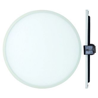 Светильник встраиваемый 22,5*2,5 см, вр 21 см, *LED*24W, 3000K, Mantra Saona MANC0187, матовый белый