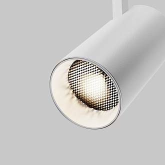 Трековый трехфазный светильник 7 см, 20W, 2700-5000K, Maytoni Focus Led TR197-3-20WCCT-M-W, белый