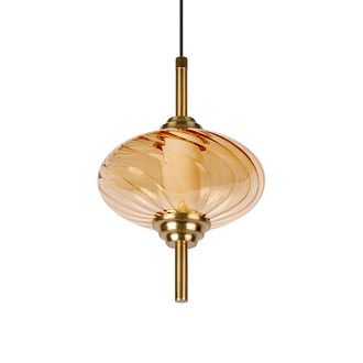 Подвесной светильник *15*-22,5 см, 1*LED*30W, 4000K, LOFT IT Helix 10421/C Amber, бронзовый