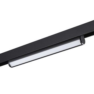 Cветильник  33,4*3,3*6 см, 1*LED*18W, 3000-6000K, Novotech VECTOR PORT 359953, черный,  диммир. пульт ДУ/Tuya Smart Life