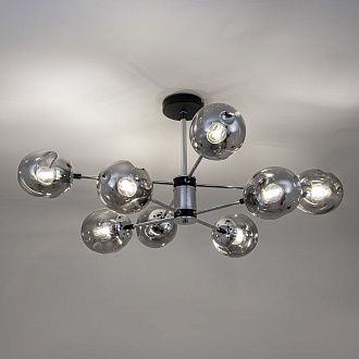 Светильник 91*91*41 см, Е 27 8x40W, Чёрный, Хром MODEMODERN MD.2695.8