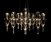 Светильник 63 см, 18W, 3000-6000K, Kink Light 07882-63,33(21), золото