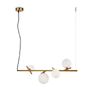 Светильник 92 см, Freya FR5259PL-04BS, латунь