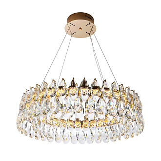 Подвесная люстра 80*80/100 см, LED 45W 3000-5500K MODELUX premium ML.6901.800P GD золото