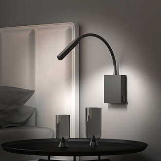 Светильник настенный светодиодный KNOB 40118/LED черный Elektrostandard