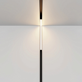 Светильник 31,2*31,2*4,4 см, LED 24W 3000/6000K Maytoni Technical Basis TR102-24W-DS-B черный, 120°, Dim Exility