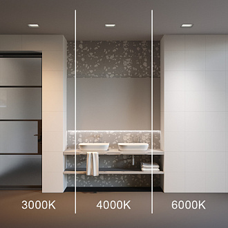 Светильник 17 см, 24W, 3000-6000K, Technical DL056-24W3-4-6K-B, черный, вр 16,1*16,1 см