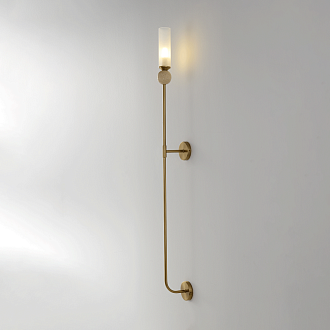 Бра *6*115- см, 1*E14*60W, Crystal Lux Simply SIMPLY AP1.2 BRASS, Латунь
