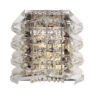 Бра *26*25 см, 2*E14*40W, ST-Luce STROZZI SL6137.101.02, никель