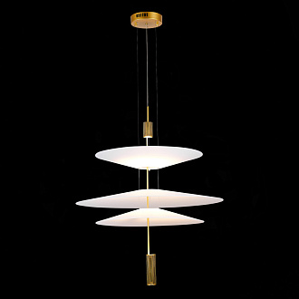 Люстра подвесная 68 см, 15W 3000K ST LUCE ISOLA SL6101.223.01 Золотистый