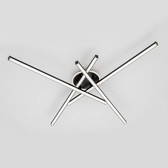 Люстра 120*120*11 см, 100W, 3000-6000K, 22 м2 Citilux Trent CL203641 черный