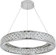 Люстра подвесная 80 см, 70W, 3000-6000K, Stilfort 4040/09/08P, хром