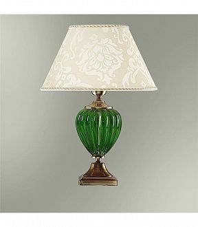 Настольная лампа Good light (Фотон) с абажуром 29-402.56/95542, бежевый, зеленый