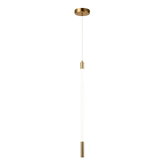 Подвесной светильник 100*100*695/1600 мм, 1*LED 10WW 4000KK бронза Indigo Filato V000051L, 14008/1P Brass