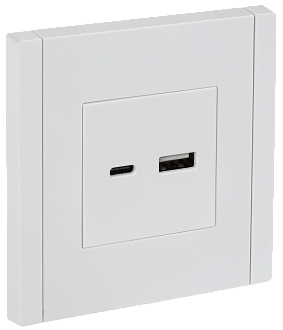 Розетка USB A+C 18Вт FP251 белый IEK FORTE&PIANO, FP-U22-018-K01
