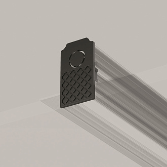 Заглушка Maytoni Technical Magnetic track system Exility TRA034EC-42B черный