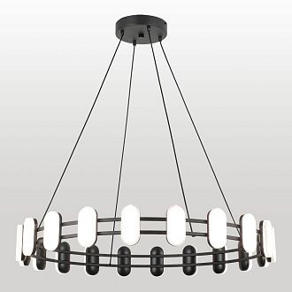 Люстра подвесная *80*45-100 см, 1*LED*42W, 4000K, Lussole  LSP-7496, черный