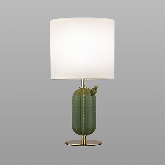 Настольная лампа 24*24*46 см, 1*E27*60W Odeon Light Cactus 5425/1T золотой