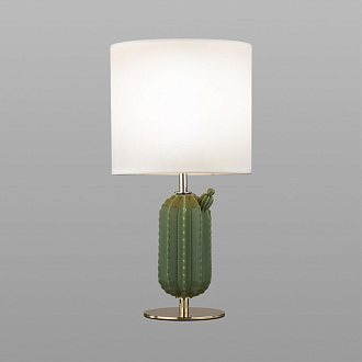 Настольная лампа 24*24*46 см, 1*E27*60W Odeon Light Cactus 5425/1T золотой