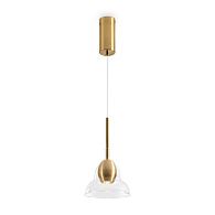 Подвесной светильник *15*49-225 см, 1*LED*6W, 3000K, Freya  FR5637PL-L6TR, Латунь