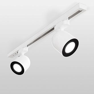 Трековый светильник для однофазного шинопровода Ogma GU10 белый MRL 1005 Elektrostandard