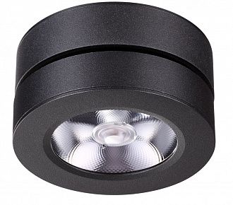 Светильник 10*10 см, LED 12W, 3000K Novotech Groda 357985 черный