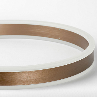 Подвесной светильник 40*6*60/180 см, 1*led*40W 4000K Lussole Grant LSP-7192 коричневый