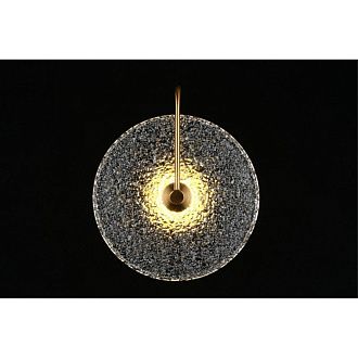 Бра 12*28*33 см, 1*LED, 5W, 3000K, Aployt Luca APL.329.01.05, латунный