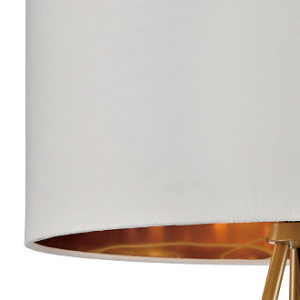 Торшер 145 см, Lumion 8077/1F, золото-белый