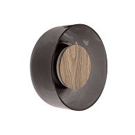 Настенный светильник 17 см, 6W, 3000K, LOFT IT Totem 10466W Smoke wood, дерево-дымчатый