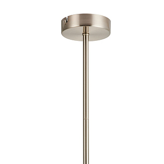 Подвесная люстра Favourite Varietas 2650-14P, L860*W430*H550, никель, плафоны из выдувного стекла дымчато-серого цвета