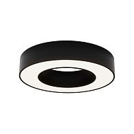 Потолочный светильник 30 см, 24W, 4000K, Maytoni Lua C093CL-24W4K-B, черный