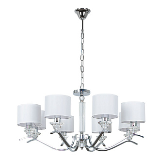 Люстра 45*85 см, 8*E14, 40W, Arte Lamp Alhena A4091LM-8CC, Хром