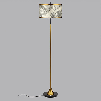 Торшер 38*38*157,5 см, 2 Е27*10W, Odeon Light Bergi, античная бронза 5064/2F