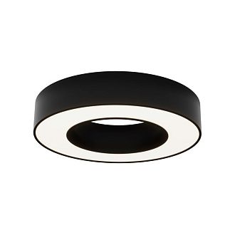 Потолочный светильник 30 см, 24W, 4000K, Maytoni Lua C093CL-24W4K-B, черный