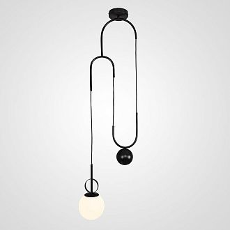 Подвесной светильник NEWTON BLACK 35*35*220 см, 1*E27*60W, ImperiumLoft newton-black01, Чёрный