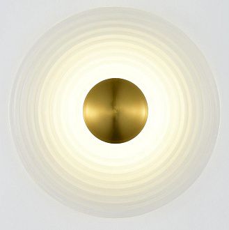 Бра 25*5*25 см, 1*LED*6W, 3000K Gerhort G61440/1wS BRS CL, Бронза