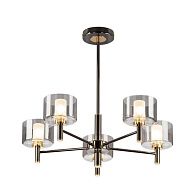 Люстра на штанге 60 см Citilux ELAN CL241151 Хром / Черный / Золото