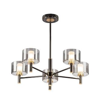 Люстра на штанге 60 см Citilux ELAN CL241151 Хром / Черный / Золото