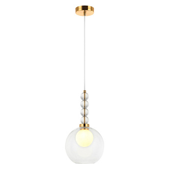 Светильник подвесной 22*22*46/150 см, 1*G9 LED  Бронза Stilfort Designo 2166/05/01P
